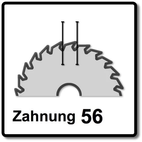 Makita EFFICUT Lame De Scie Circulaire Pour Bois 165 X 20 X 1,45 Mm à 56 Dents ( B-57336 ) – Image 2