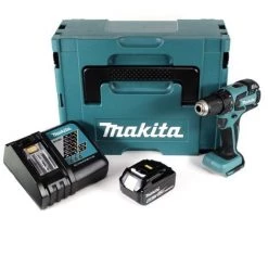 Makita DDF 459 RG1J 18 V Li-Ion Perceuse Visseuse Sans Fil + Coffret Makpac + 1 X Batterie 6,0 Ah + Chargeur