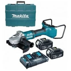 Makita DGA900PT2 - Set Meuleuse D'angle Li-Ion 36V (2x Batterie 18V) Dans Coffret - 230mm - Moteur Brushless
