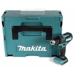 Makita DHP485ZJ Perceuse Visseuse à Percussion Sans Fil 18V Li-Ion (machine Seule) Dans MAKPAC - Moteur Brushless