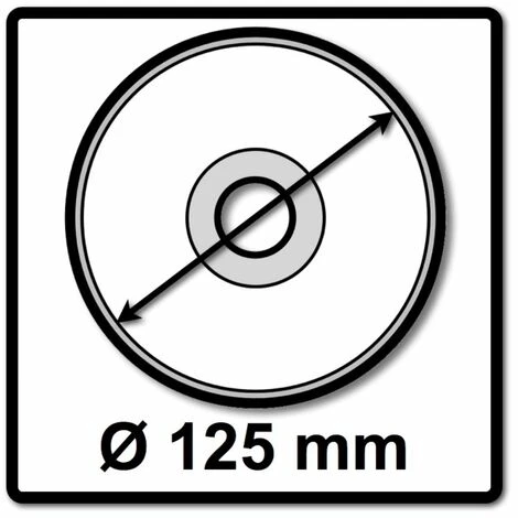 Makita Disques à Tronçonner Métal Et INOX Pour Meuleuses Sans Fil Fast Cutting - 5 Pièces 125 X 0,8 X 22,23 Mm ( B-45733 ) – Image 3