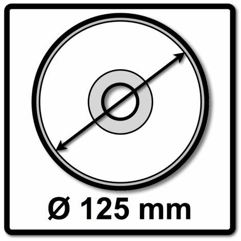 Makita Disques à Tronçonner Métal Et INOX Pour Meuleuses Sans Fil Fast Cutting 10 - Pièces 125 X 0,8 X 22,23 Mm ( B-45733 ) – Image 3