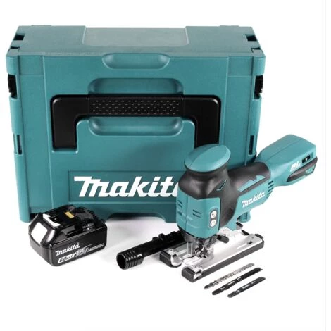 Makita DJV 181 T1J 18 V Li-ion Scie Sauteuse Sans Fil + 1x Batterie BL 1860 B 6,0 Ah - Sans Chargeur – Image 4