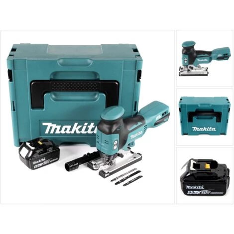 Makita DJV 181 T1J 18 V Li-ion Scie Sauteuse Sans Fil + 1x Batterie BL 1860 B 6,0 Ah - Sans Chargeur – Image 5