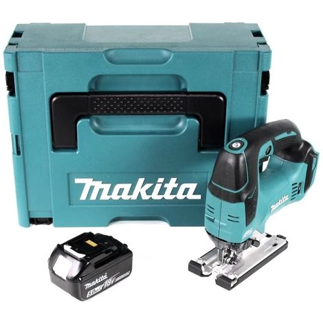 Makita DJV 182 T1J Scie Sauteuse Sans Fil 18V Brushless 26mm + Coffret De Transport Makpac + 1x Batterie BL1850B 5,0 Ah - Sans Chargeur – Image 2