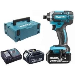 Visseuse à Chocs MAKITA 18V Li-Ion 4.0 Ah 165 Nm - 2 Batteries, Chargeur, Coffret - DTD152RMJ