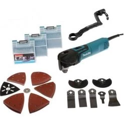 Découpeur Ponceur Multifonctions MAKITA 320W + Accessoires En Coffret MAK-PAC - TM3010CX3J