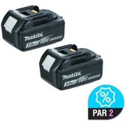Lot De 2 Batteries MAKITA BL1830 - 18V 3.0 Ah