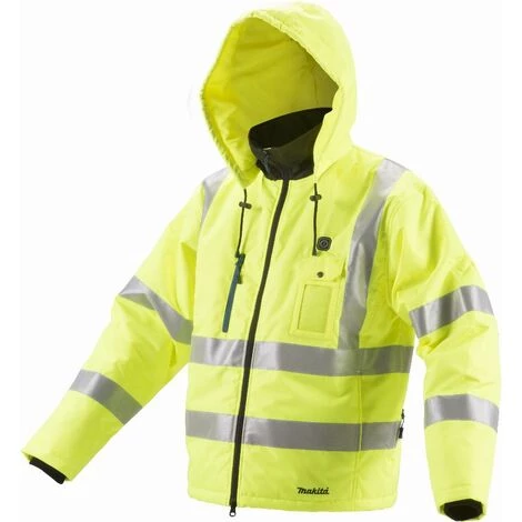 Blouson Chauffant 12 V Li-Ion MAKITA - Sans Batterie, Ni Chargeur - CJ106DZL - Jaune