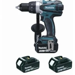 Perceuse Visseuse 18 V Li-Ion 5 Ah Ø 13 Mm MAKITA - 3 Batteries, Chargeur, Coffret - DDF458RT3J