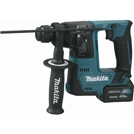 Perforateur SDS-Plus 12 V CXT Li-Ion 4 Ah 14 Mm MAKITA - 2 Batteries, Chargeur, Coffret - HR140DSMJ