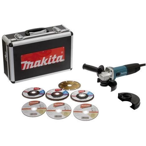 Meuleuse MAKITA Ø125 Mm 720W + 7 Disques, Coffret - GA5030RSP6