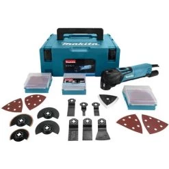Makita TM3010CX2J - Outil Multi-fonction Dans MAKPAC + Set D'accessoires (42pcs) - 320W
