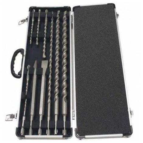 COFFRET MAKITA D-21191 10 PIECES SDS+ FORETS ET BURINS Diam 5,5/6/7/8/10/16/20mm