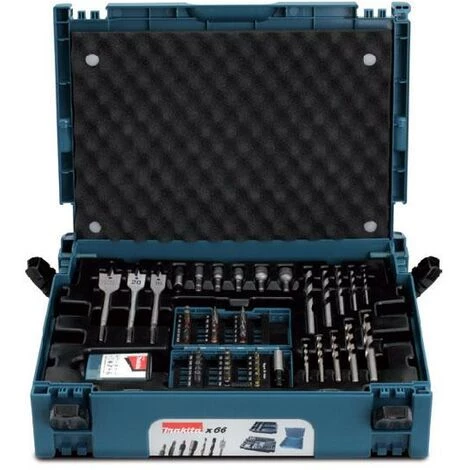 Coffret Ensemble D'accessoires MAKITA 66 Pièces En Coffret MAK-PAC - B-43044 – Image 2
