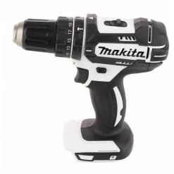 Makita DHP 482 STK W Perceuse-Visseuse à Percussion Sans Fil 18V 62Nm + 1x Batterie 5,0Ah + Chargeur + 100x Pièces Ensemble Foret + Coffret De Transport