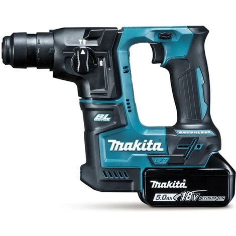 Perforateur SDS+ 18V Li-Ion 5.0Ah 17mm MAKITA - DHR171RTJ – Image 2