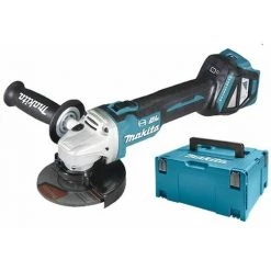 Makita DGA513ZJ - Meuleuse D'angle Sans Fil Li-Ion 18V (machine Seule) En MAKPAC - 125 Mm - Brushless