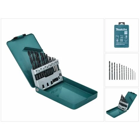 Makita D-54075 HSS-R Mèches Perceuse Métal Set - 13 Pièces. DIN 338 118° – Image 5