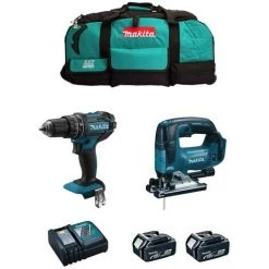 MAKITA Kit MK202 (DHP482 DJV182 2 X 5,0 Ah DC18RC LXT600)