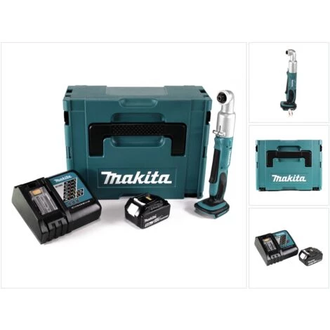 Makita DTL 061 RT1J Visseuse D'angle à Chocs Sans Fil 18V 1/4" 60Nm + 1x Batterie 5.0 Ah + Chargeur + Coffret Makpac – Image 2
