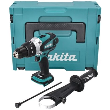 Makita BHP 458 ZJ Perceuse Visseuse à Percussion Sans Fil 18 V Li-Ion + Makita MAKPAC 2 - Sans Batterie, Sans Chargeur – Image 2