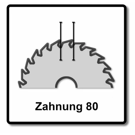 Makita CMSXF26080G SPECIALIZED EFFICUT Lame De Scie 260 X 30 X 1,65 Mm ( B-67290 ) - 80 Dents Pour Bois – Image 4