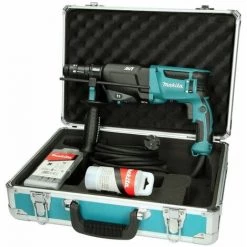 MAKITA Marteau Combiné SDS-plus HR2631FT13 Dans Un Coffret Avec Mandrin