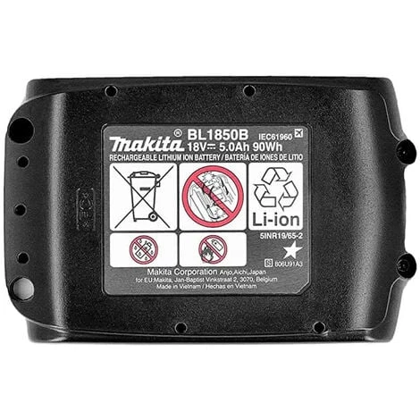 Batterie Pour Outil Sans Fil 18V Li-Ion LXT 5,0 Ah Avec Indicateur De Charge - MAKITA BL1850B – Image 5