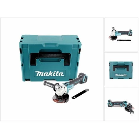 Makita DGA 506 ZJ Meuleuse D'angle Sans Fil 18 V 125 Mm Brushless + Coffret Makpac - Sans Batterie, Sans Chargeur – Image 4