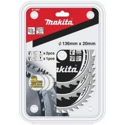 Makita Ensemble De Lames De Scie 136x20x16Z &amp 24Z B-33897