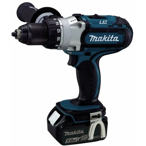 Makita Perceuse-visseuse Sans Fil 18V 3 Vitesses DDF451RTJ 2x Batterie 5,0 Ah