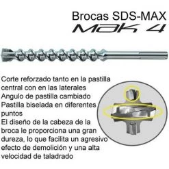 MAKITA P-78075 - Foret D -max Mak4 35x370mm