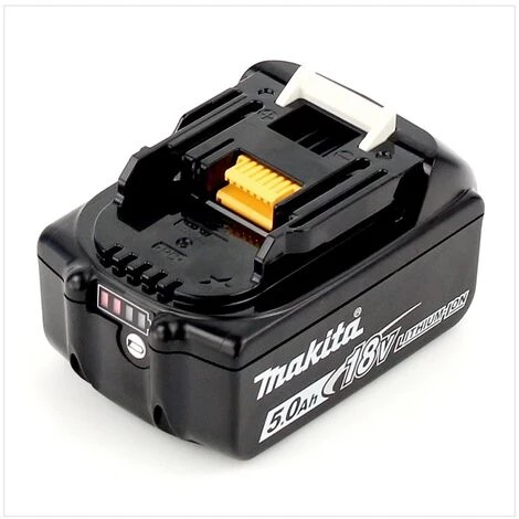 Makita BL 1850 B Batterie Li-Ion 18V 5,0 Ah Avec éclairage LED - Substitut Du 196672-8 ( 197280-8 / 632f15-1 ) – Image 2