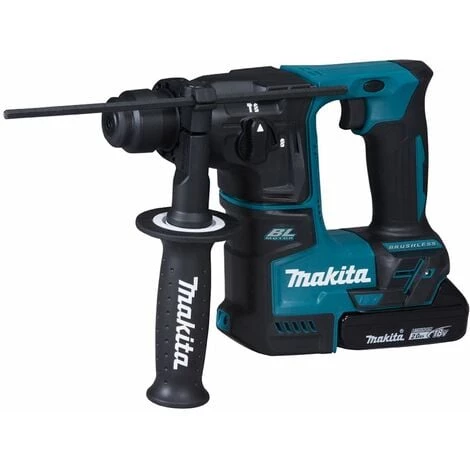 Makita Perceuse Percussion Sans Fil 18V SDS-Plus DHR171RAJ Avec 2x Batteries 2.0Ah / Chargeur Et Makpac Taille 3 – Image 2