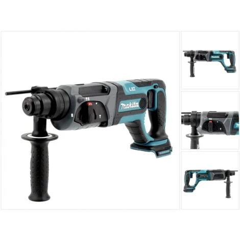 Makita BHR 241 Perforateur à Percussion Combinée Sans Fil SDS Plus 18V 1,9J - Sans Batterie, Sans Chargeur – Image 3