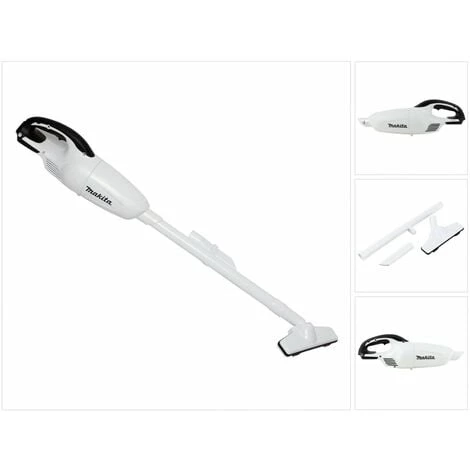 Makita DCL 180 ZW Aspirateur Sans Fil 18 V Blanc - Sans Batterie, Sans Chargeur