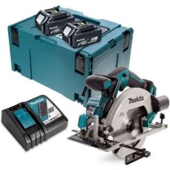 Scie Circulaire 18 V Li-Ion BL Ø165mm (2x3,0 Ah) Dans Coffret Makpac - MAKITA DHS680RFJ