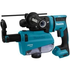 Makita DHR182ZWJU - Perforateur Burineur Sans-fil - 18V Li-ion - SDS-plus - Machine Seule - Système D'aspiration - MAKPAC - 1,7 J - Brushless