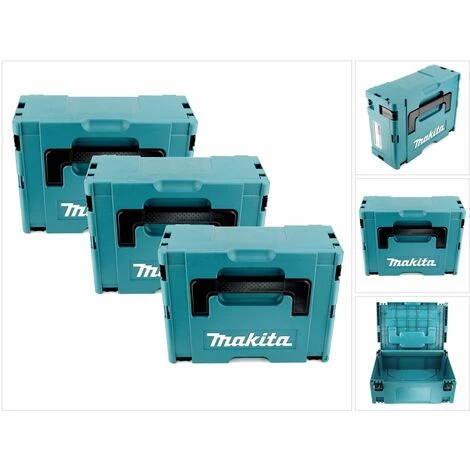 Makita Coffret à Outils En Plastique MAKPAC 2 - 3 Pièces. - Sans Insert – Image 5