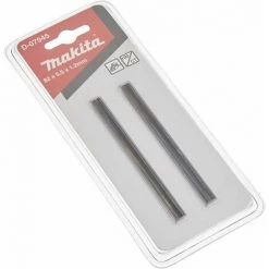Makita Plaquettes Réversibles Pour Rabots, Carbure De Tungstène, 82 Mm, Lot De 2 Pièces (D-07945)