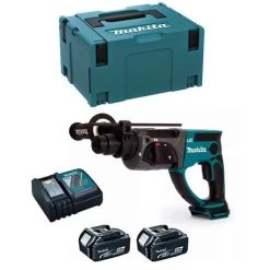 Perfo-Burineur MAKITA DHR202RTJ (2 X 5,0 Ah DC18RC MAKPAC 3)