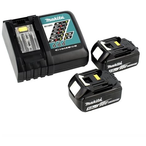 Makita DFR 750 RTJ Visseuse Automatique Sans Fil à Magasin 18V 45-75mm + 2x Batteries 5,0Ah + Chargeur + Coffret Makpac – Image 3