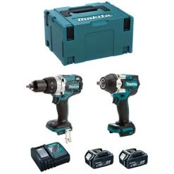 MAKITA Kit MK225RTJ (DHP481 DTW700 2 X 5,0 Ah DC18RC MAKPAC 3)