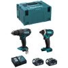 MAKITA Kit MK218RTJ (DHP482 DTD152 2 X 5,0 Ah DC18RC MAKPAC 3)