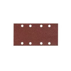 Makita Feuilles Rectangulaires Abrasives 93x185 Mm - 4 + 4 Trous - Auto-agrippant - P-31902
