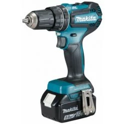 Makita 18V Perceuse Visseuse à Percussion DHP485RTJ / 2x Batterie 5,0 Ah