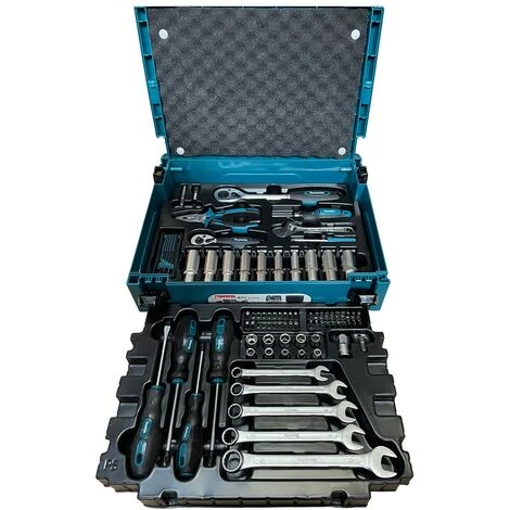 Coffret 87 Outils à Main En Coffret MAKPAC Makita E-11542