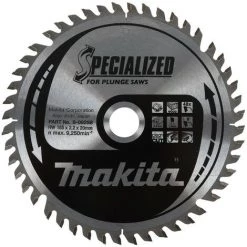 Makita B-09298 Lame De Scie Circulaire Specialisée - 165 X 20 X 48D - Bois