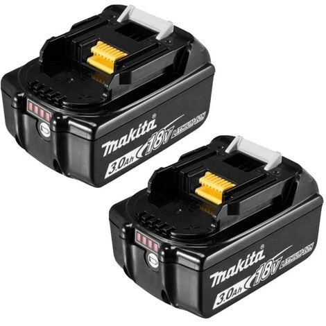 Lot De 2 Batteries 18V Li-Ion LXT 3,0 Ah - MAKITA BL1830BX2